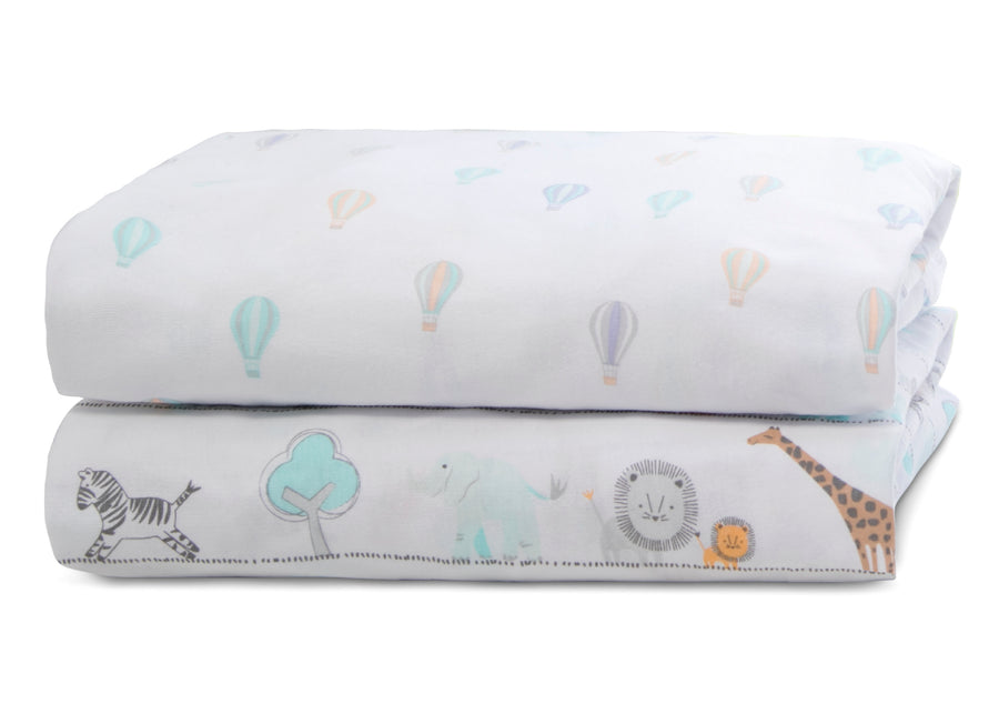 DCB: Whimsical Dreams (3217) 6-Whimsical Dreams Fitted Crib Sheets - 2 Pack
