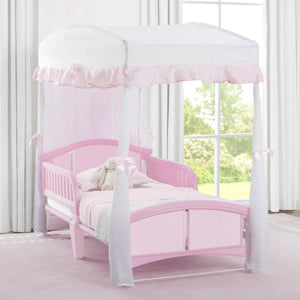 White (100) 2-Toddler Bed Canopy