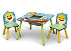 Baby Shark (1127) 5-Baby Shark Kids Table and Chair Set With Storage