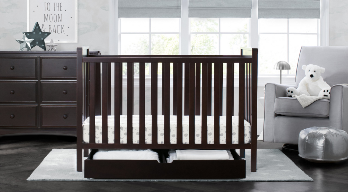Mercer 6-in-1 Convertible Crib Dark Chocolate