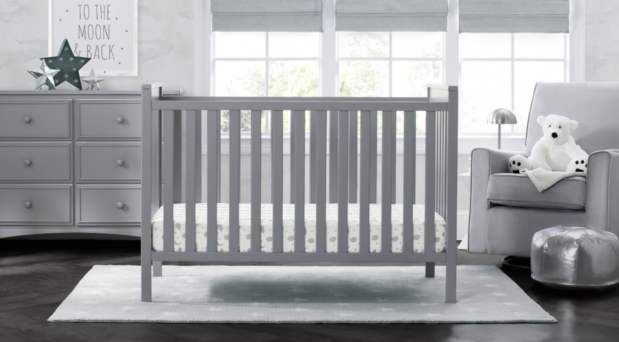 Mercer 6-in-1 Convertible Crib Grey 1-Mercer Collection
