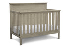 Textured Limestone (1340) 2-Middleton 4-in-1 Convertible Baby Crib