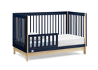 Navy with Natural (1481) 4-babyGap Tate 4-in-1 Convertible Crib