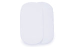 White (100) 4-Fitted Bassinet Sheet Set, 2-Pack - Compatible with the Following Delta Children Bassinet: 24002