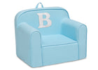 B 7-Personalized Monogram Light Blue Cozee Chair