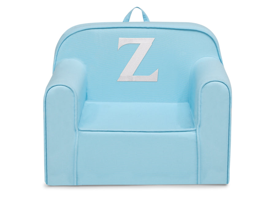 Z 102-Personalized Monogram Light Blue Cozee Chair
