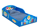 Baby Shark (1127) 2-Baby Shark Plastic Sleep and Play Toddler Bed with Attached Guardrails