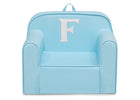 F 22-Personalized Monogram Light Blue Cozee Chair