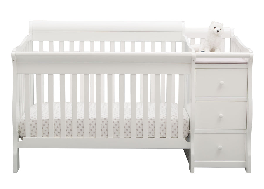 Bianca White (130) 14-Princeton Junction Convertible Crib and Changer