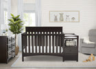 Dark Chocolate (207) 13-Presley Convertible Crib and Changer
