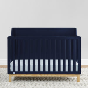 Navy with Natural (1481) 23-babyGap Oxford 6-in-1 Convertible Crib