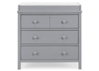 Textured Grey (1450) 13-Sweet Beginnings 3 Drawer Dresser