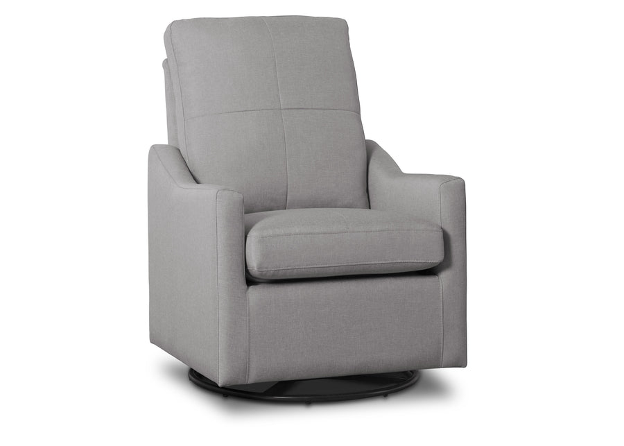 DCB: French Grey (1304) 6-Kenwood Nursery Glider Swivel Rocker Chair