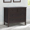 Epic 3 Drawer Dresser with Interlocking Drawers Dark Chocolate (207) 26-Epic 3 Drawer Dresser with Interlocking Drawers