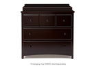 Dark Chocolate (207) 5-3 Drawer Dresser