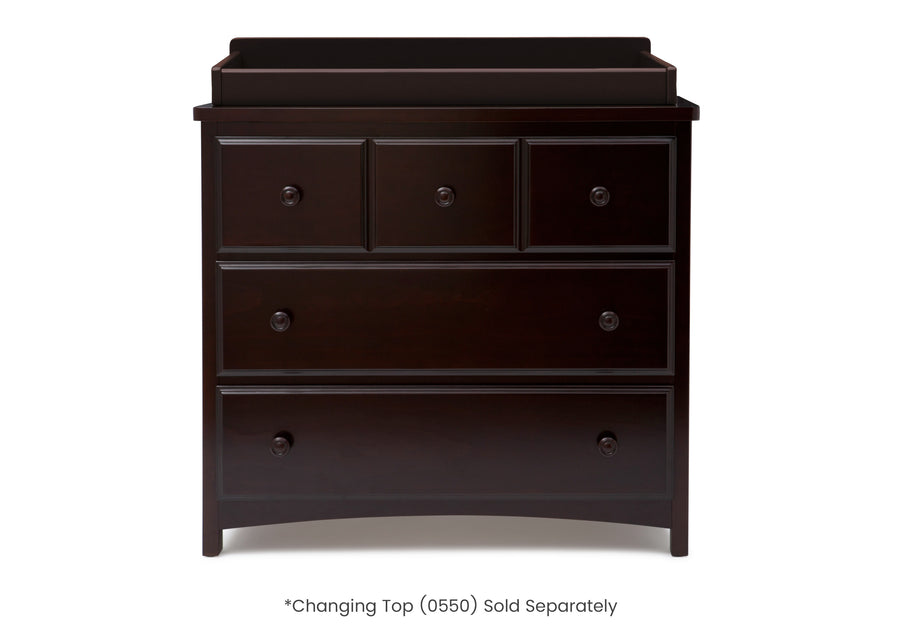 Dark Chocolate (207) 5-3 Drawer Dresser