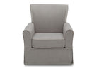 Dove Grey with Soft Grey (036) 3-Benbridge Upholstered Glider