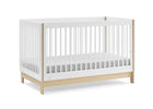 Bianca White with Natural (123) 10-babyGap Tate 4-in-1 Convertible Crib