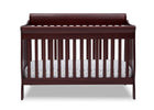 Espresso Cherry (205) 10-Canton 6-in-1 Convertible Crib