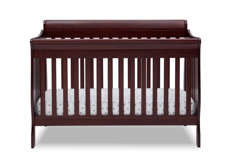 Espresso Cherry (205) 10-Canton 6-in-1 Convertible Crib