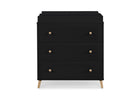 Ebony with Natural (1482) 2-Essex 3 Drawer Dresser