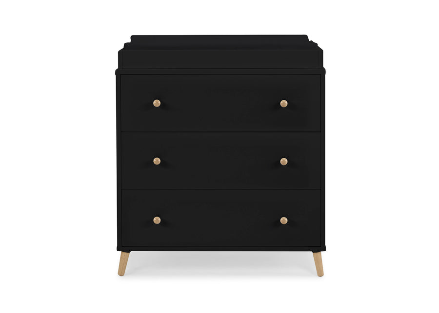 Ebony with Natural (1482) 2-Essex 3 Drawer Dresser