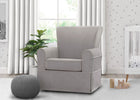 Dove Grey with Soft Grey (036) 1-Benbridge Upholstered Glider