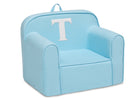 T 79-Personalized Monogram Light Blue Cozee Chair