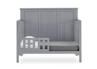 Textured Grey (1450) 4-Sweet Beginnings Sage Flat Top 6-in-1 Convertible Crib