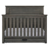 DCB: Rustic Grey (084) 18-Caden 6-in-1 Convertible Crib with Trundle Drawer