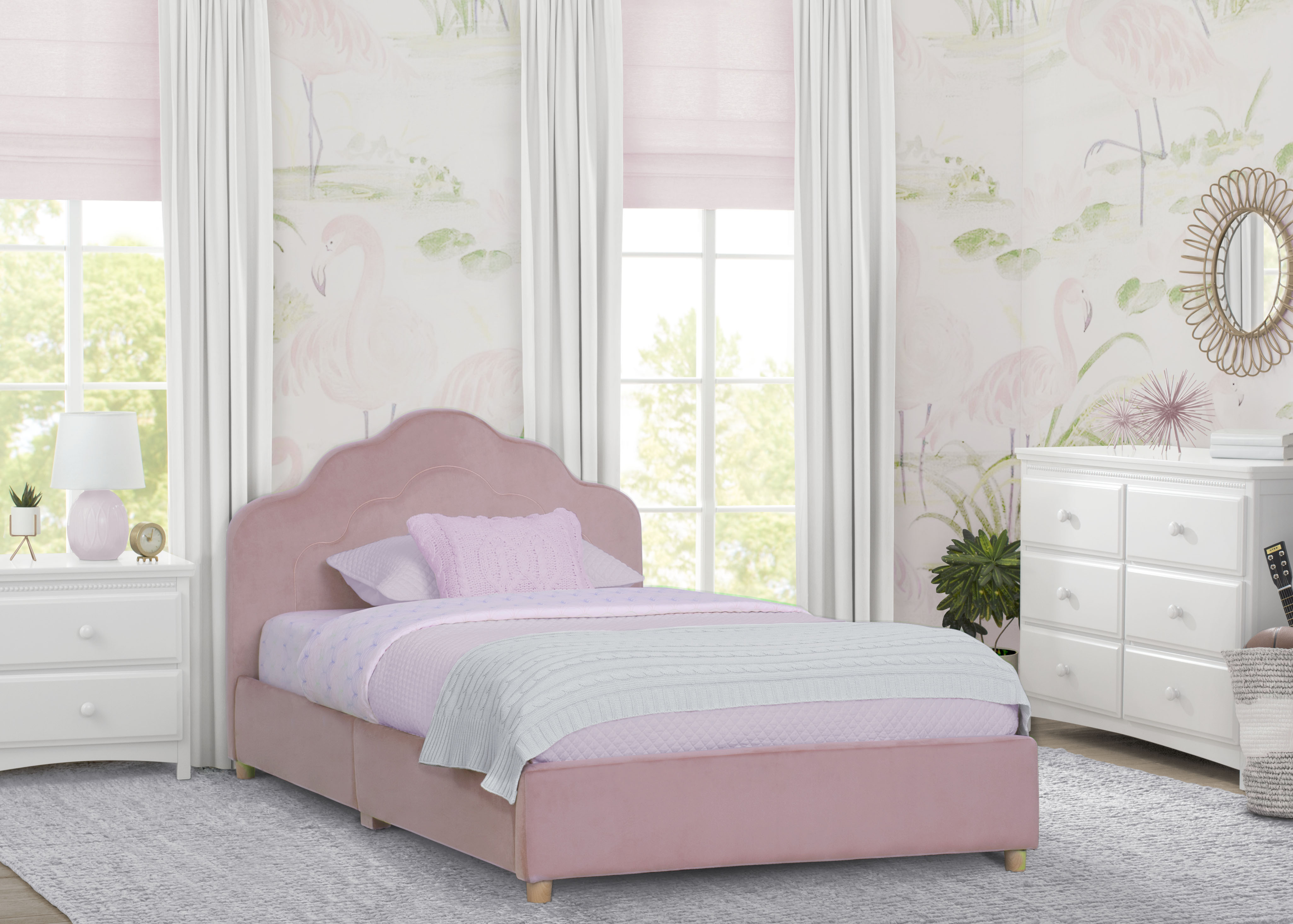 Upholstered Twin Bed Delta Children - Main Image