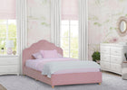 Pink and White (1187) 1-Upholstered Twin Bed