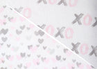 Hearts N Kisses (3021) 3-Hearts N Kisses Fitted Crib Sheets - 2 Pack