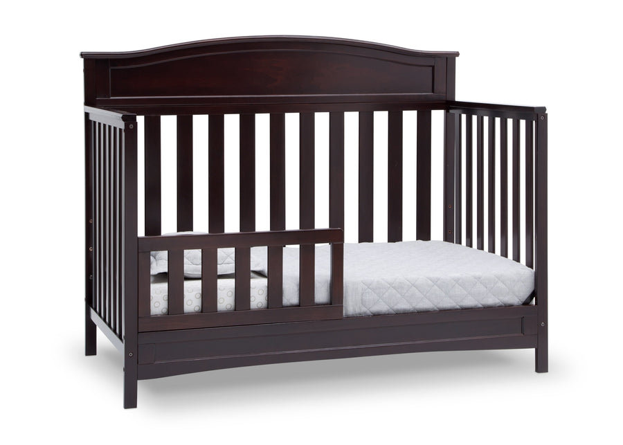 Dark Chocolate (207) 3-Emery Deluxe 6-in-1 Convertible Crib