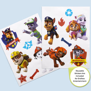 Paw Patrol Fabric Stickers - Pack of 12