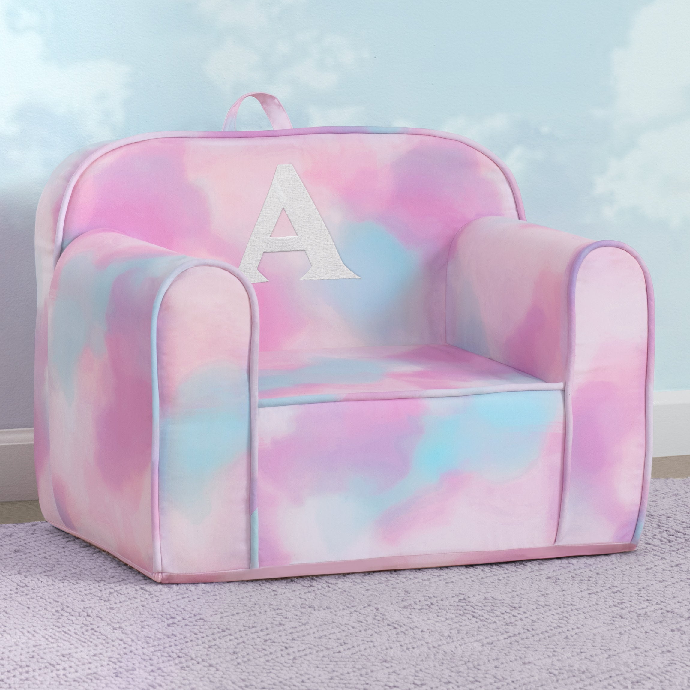 Personalized Monogram Tie-Dye Cozee Chair - Delta Children