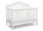 Textured White (1349) 14-Farmhouse 6-in-1 Convertible Baby Crib