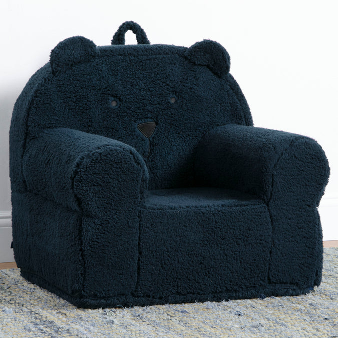 Navy (467) 15-babyGap Sherpa Bear Chair