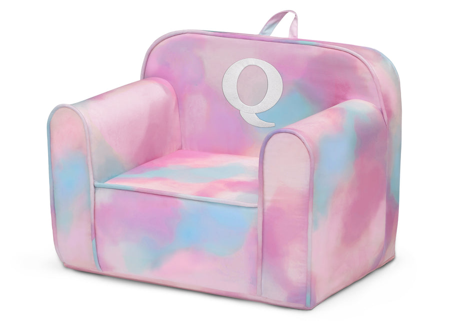 Q 68-Personalized Monogram Tie-Dye Cozee Chair