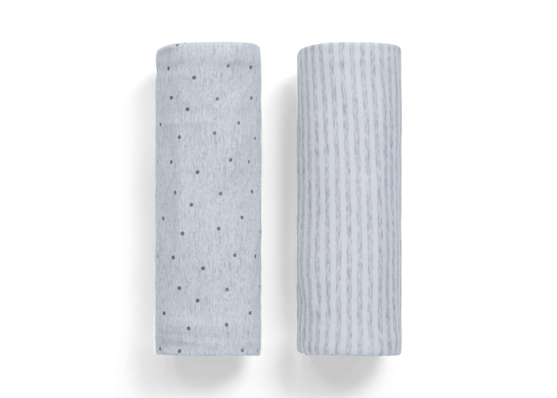 Grey Dots & Stripes (2408)