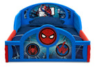 Spider-Man (1163) 3-Spider-Man Sleep and Play Toddler Bed with Built-In Guardrails