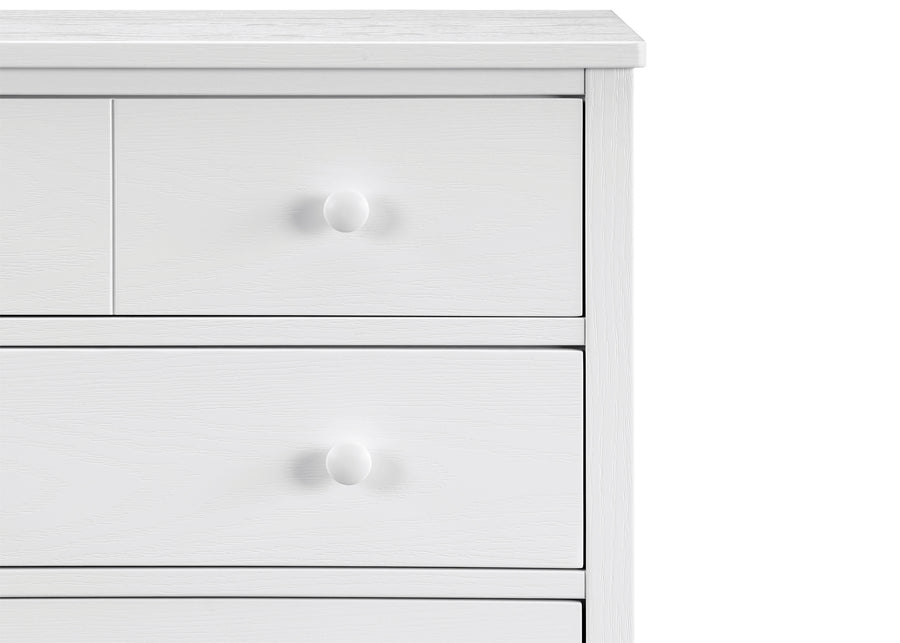 Textured White (1349) 24-Sweet Beginnings 3 Drawer Dresser