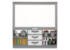 Grey (026) 5-At-Home Artist Center – Deluxe Double-Sided Easel & Storage Unit
