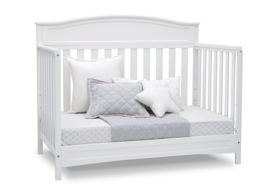 Bianca White (130) 12-Emery Deluxe 6-in-1 Convertible Crib