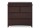 Walnut Espresso (1324) 2-Emerson 3 Drawer Dresser with Changing Top
