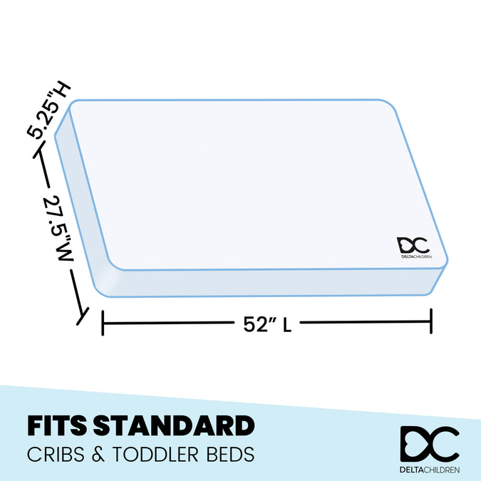 No Color (NO) 5-Spring Breeze Mattress - Breathable Baby Crib and Toddler Mattress with Cloud Core