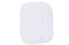 White (100) 2-Fitted Bassinet Sheet Set, 2-Pack – Compatible with the Following Delta Children, Simmons Kids and Little Folks Bassinets: 25504 and LF25504