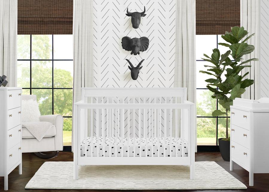 Bianca White (130) 1-Remy 6-in-1 Convertible Crib
