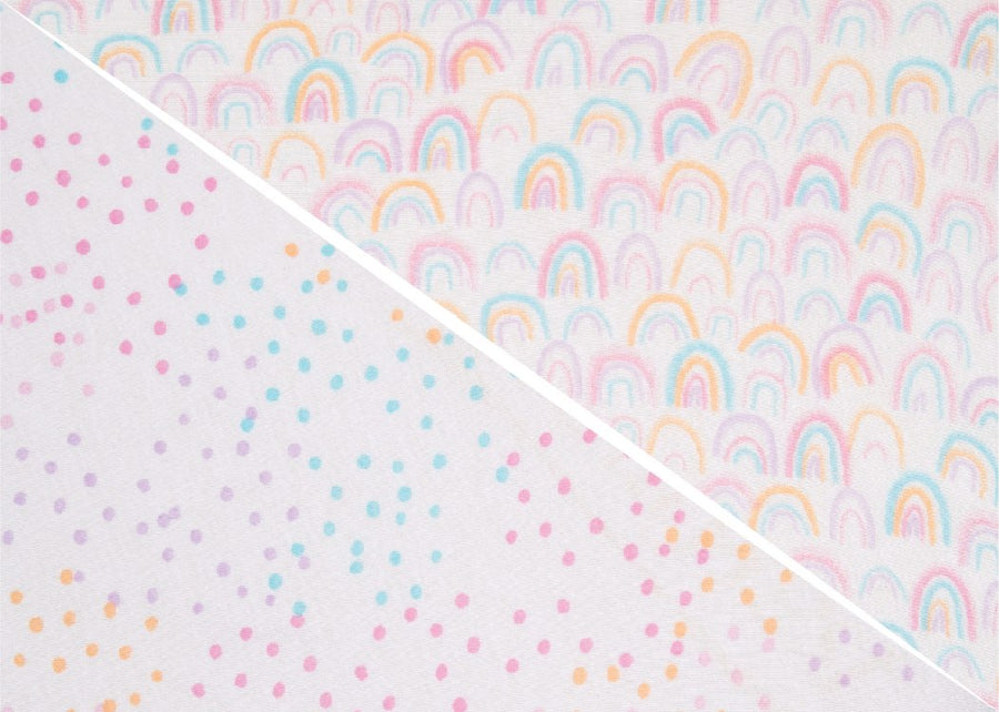 Rainbow Confetti (3020) 2-Rainbow Confetti Fitted Crib Sheets - 2 Pack