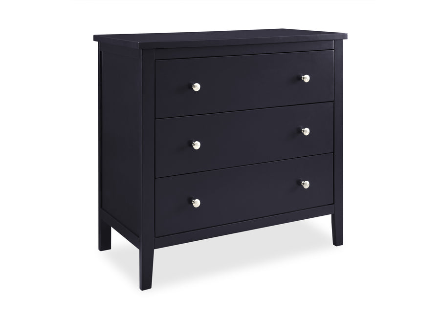 Midnight Grey (1360) 7-Campbell 3 Drawer Dresser